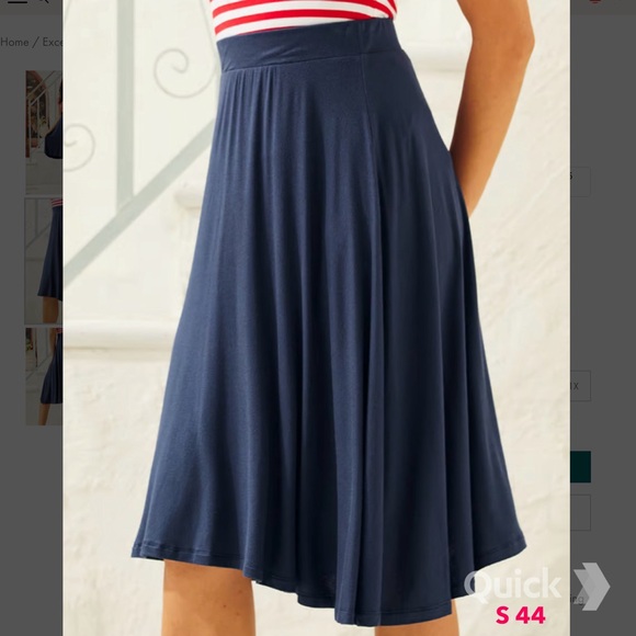 NWT ModCloth Excellence Attained Knit A-Line Skirt - Picture 4 of 5